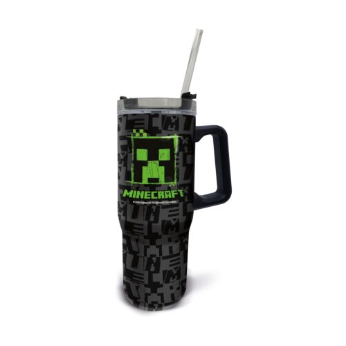 Stor: Minecraft Squared Pattern Insulated Stainless Steel Rambler Mug